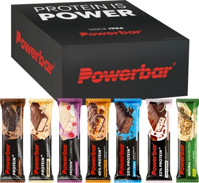 Produktbild von POWERBAR Protein Multiflavour Box - 14 Powerbar Riegel MIXBOX