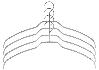 Produktbild von Trockenbgel "Silhouette light", 4 Stck