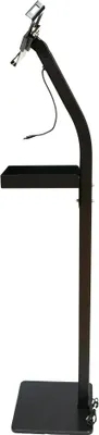 Produktbild von SYSTEM-S Boden Ständer 120 cm 360° drehbar 180° neigbar Halterung abschließbar für Tablets von 9.0" bis 13.0"