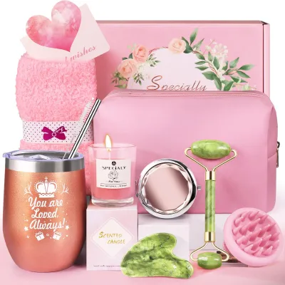 Immagine prodotto di Omgoods - Regali per donne - Set relax per compleanno, Festa della Mamma e San Valentino