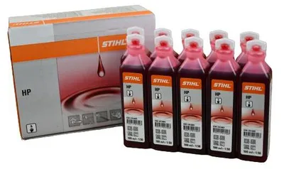 Produktbild von Stihl Zweitaktmotorenöl 07813198401 Mischöl HP 10x100ml