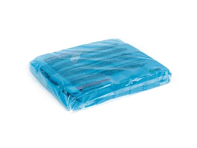 Produktbild von TCM FX Slowfall Konfetti rechteckig 55x18mm, neonblau, UV-aktiv, 1kg