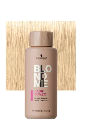 Produktbild von Schwarzkopf Professional BlondMe Glow Toner Frosty Gold 10-51 60ml - Haartoner