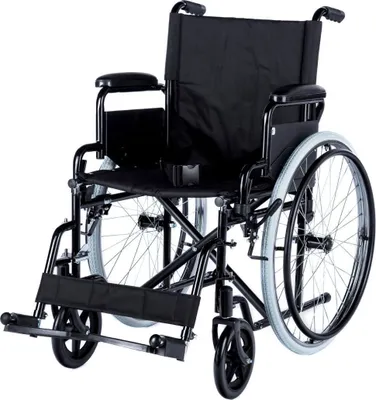 Produktbild von Romed Manueller Rollstuhl "Dynamic" Sitzbreite 46 cm faltbar (schwarz)