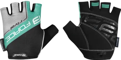 Produktbild von Handschuhe FORCE RIVAL schwarz - türkis %%% : Größe - M Größe: M