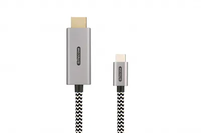 Zdjęcie produktu dla Sitecom CA-060, 2 m, USB Type-C, HDMI, Męska, Męska, Prosty