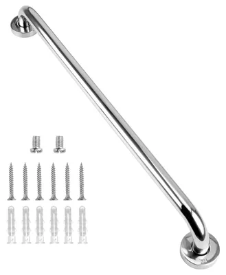 Obrázek produktu pro Nerezová ocelová madelná tyč, 30 cm, s protiskluzovou úpravou, pro koupelny