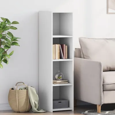 Image de 2024 Meubles Highboard Blanc 30x41x124 cm Bois composite Commodes 3205976