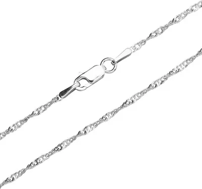 Produktbild von Singapurkette Silber 1,8mm breit - Länge wählbar - inkl. Etui SGC0018