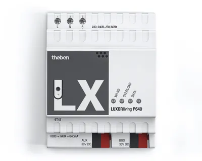 Produktbild von THEBEN AG Theben LUXORliving P640 Spannungsversorgung 4800990