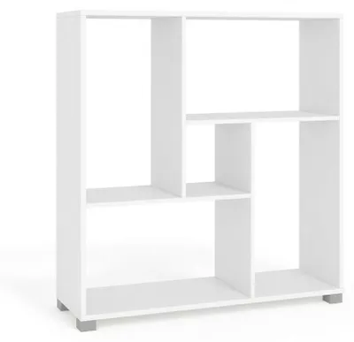 Immagine prodotto di Libreria Scaffale 5 Ripiani Mobile Soggiorno Legno 80x24x83.5 cm.Colore:bianco