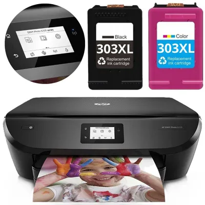 Produktbild von HP Envy Photo 6230 Wi-Fi 303XL Farb-Multifunktions-Tintenstrahldrucker