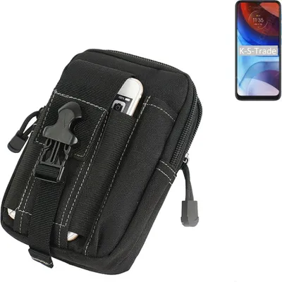 Produktbild von K-S-Trade Gürtel Tasche kompatibel mit Motorola Moto E7i Power Gürteltasche Holster Schutz Hülle Handy Hülle Smartphone outdoor Handy-Hülle