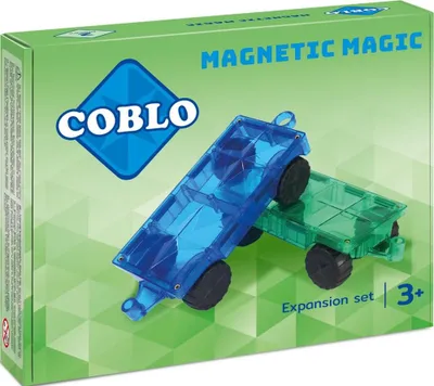 Obrázok produktu pre Hračka Coblo magnetické dlaždice auto rozšírenie 2 kusy