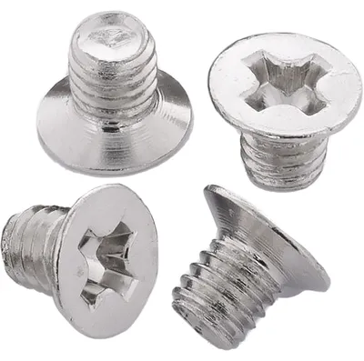 Immagine prodotto di Set di viti InLine®, per HDD/SSD da 2,5", 3 mm, testa svasata piatta, argento Confezione da 100 pezzi