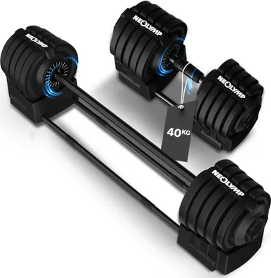 Produktbild von 2-in-1 Hantelset zum Verstellen 41kg