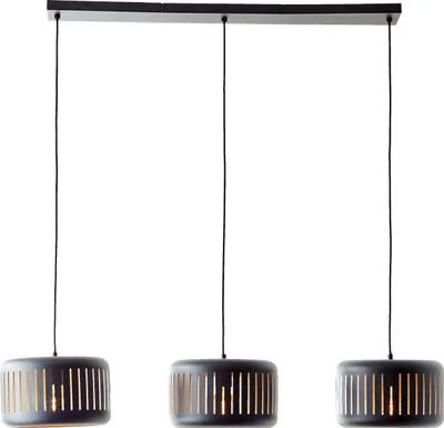 Produktbild von Hängelampe, 120 x 110 x 27 cm, 3 x E27, max. 60 W, Metall, goldfarben
