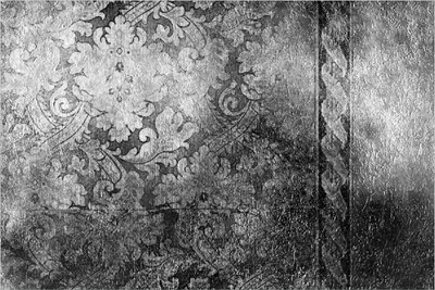 Produktbild von Wallario Poster - Schnörkelmuster in grau, Kunstdruck Größe: 61 x 91,50 cm
