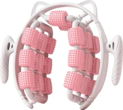 Produktbild von INF Ring-Massage-Roller 20-Rollen PP Massagegerät 26.5cmx22cmx11.5cm für Oberschenkel und Waden Rosa
