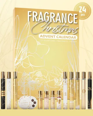 Productafbeelding van Adventskalender Parfum Dames 24-delige Geurenset met 35ml Mini Parfum en 6ml Roll on Parfum Kerstkalender 2026 Geuren Parfum Adventskalender Beauty