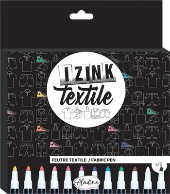 Zdjęcie produktu dla 12 flamastrów do tekstyliów