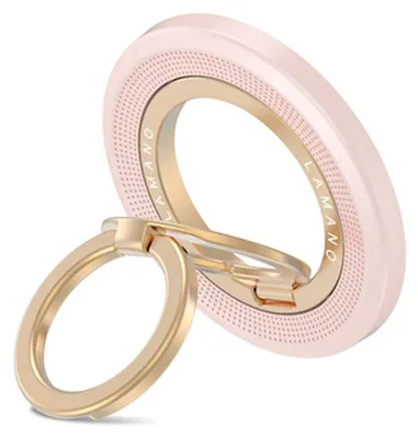 Obrázek produktu pro Magnetický držák na prst, Tech-Protect MMR700 Magnetic MagSafe Ring, držák na telefon, růžovo-zlatý