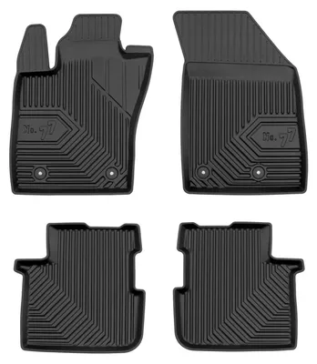 Imagen del producto de Alfombrillas de goma para Fiat Tipo 2015-2026 (sedán) – juego de 4 piezas, negras, a medida