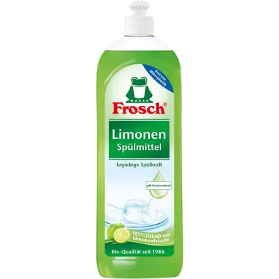Produktbild von Frosch Spülmittel 750 ml mit fettlösenden Limonen- Extrakten