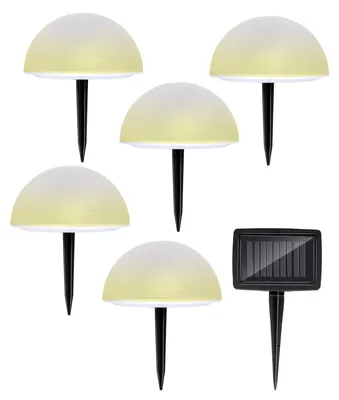 Obrázek produktu pro Grundig Solární zemní svítidlo - Venkovní lampa se zemním bodcem - Solární lucerna RGB a teplá bílá - Odolnost proti povětrnostním vlivům IP44