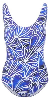 Productafbeelding van Susa dames badpak, model 4531_299, blauw met print, maat 46 / C