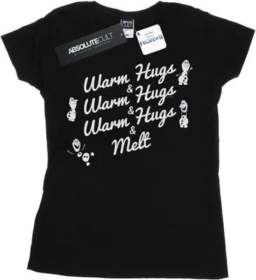 Produktbild von Disney - "Frozen 2 Warm Hugs And Melt" T-Shirt für Damen BI21653 (S) (Schwarz)