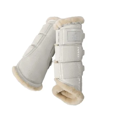 Produktbild von Eskadron CROCO FAUXFUR Gamaschen pearlgrey Platinum 2022, Größe:S