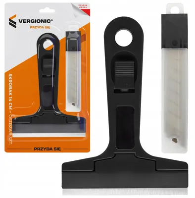 Productafbeelding van Schilderskrabber van 14 cm + 6 verwisselbare mesjes