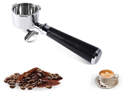 Image de Support de filtre en acier inoxydable de 51 mm pour machine à expresso