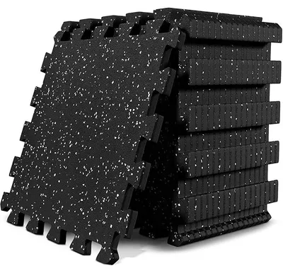 Image de Tapis de sol de protection / Tapis de sol de fitness – 18 pièces en mousse EVA et en caoutchouc