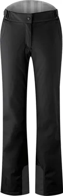 Productafbeelding van Maier Sports dames ski broek Steffi Slim met sneeuwvanger, kleur: zwart, maat: 40. Artikelnummer: 502750
