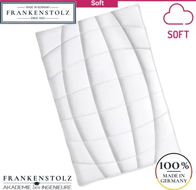Produktbild von Frankenstolz 4-Jahreszeiten-Steppbett Soft - wärmende und weiche Bettdecke