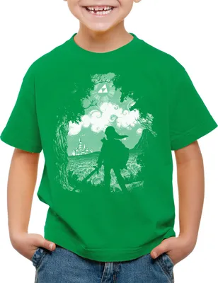 Produktbild von style3 Schloß Kinder T-Shirt legend of link