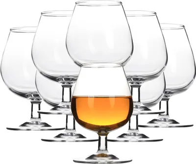 Produktbild von 8er Set Cognacgläser Brandygläser | Cognac Brandy Schwenker Weinbrand Cocktail Glas | 350ml | Perfekt für Zuhause, Restaurants und Partys | Spülmaschinenfest