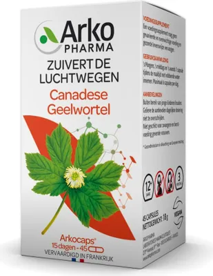 Productafbeelding van Arkopharma Arkocaps Canadese Gele Wortel, 45 capsules