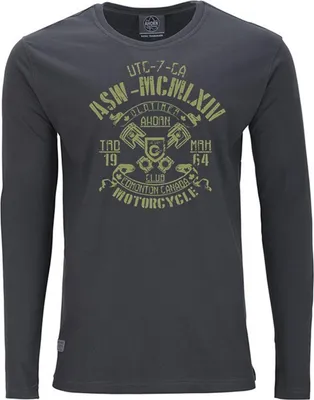 Produktbild von Übergrößen Longshirt Edmonton oliv AHORN SPORTSWEAR Iron Grey 3XL