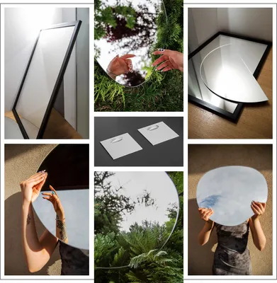 Produktbild von LED Spiegel - Badezimmerspiegel mit Beleuchtung - Halbkreis Ø 70cm – Warmweiß 3000K