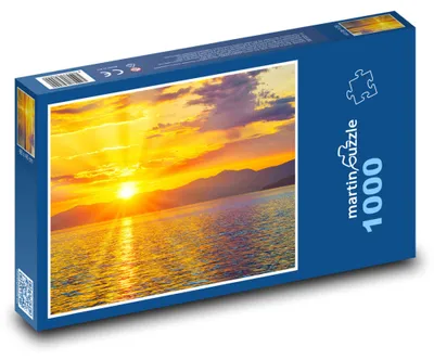 Obrázek produktu pro Puzzle 1000 Západ slunce nad jezerem - martinpuzzle