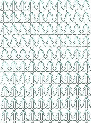 Image de 100 trombones, forme d'arbre unique et mignonne, processus de galvanisation, trombone métallique léger et portable