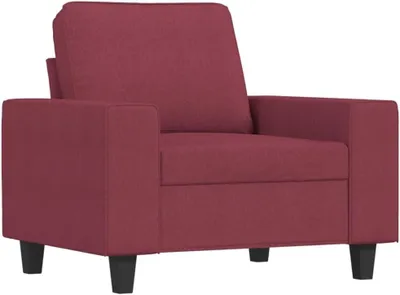 Produktbild von Weinroter Sessel aus Stoff, 60 cm, 16.05kg