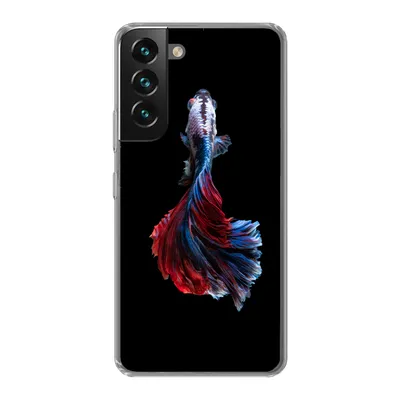 Produktbild von MuchoWow® Handyhülle Schutzhülle Hülle für Samsung Galaxy S22 Fisch - Schwanz - Schwarz Silikon Softcase Handy Hülle - Mobiltelefonhülle