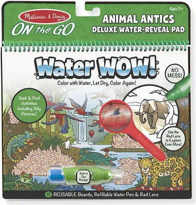 Obrázok produktu pre Knižka Magická voda Deluxe Objavte zvieratká - Melissa and Doug