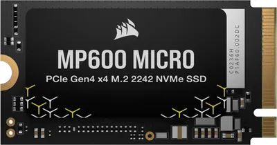 Produktbild von Corsair MP600 MICRO 2 TB, SSD, (PCIe 4.0 x4, NVMe, M.2 2242)