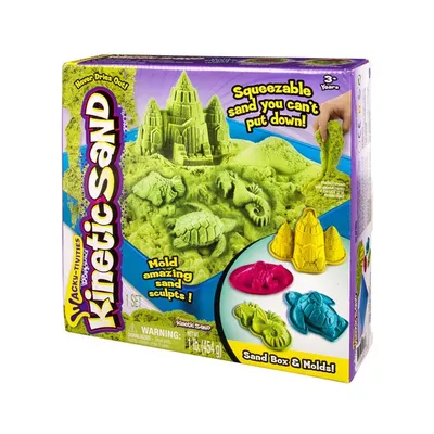Produktbild von Spin Master 20075441 - Kinetic Sand - Sandburg Set grün