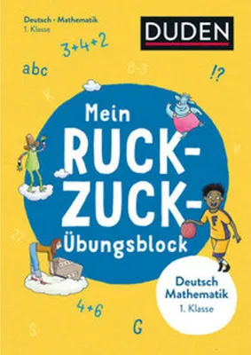 Obrázek produktu pro Mein Ruckzuck-Übungsblock Deutsch/Mathe 1. Klasse
